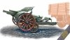 ACE 72595 Cannone da105/28 with carrello elastico trailer 1/72